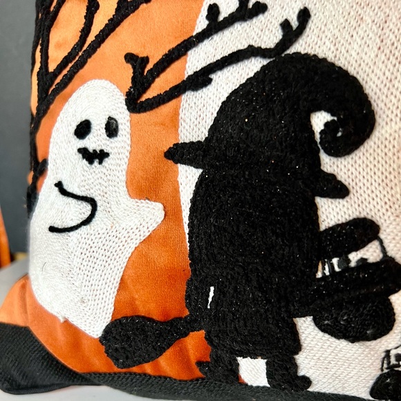 Halloween Trick O Treating Kids Large Pillow Cushion Haunted House Witch Ghost - Picture 8 of 14